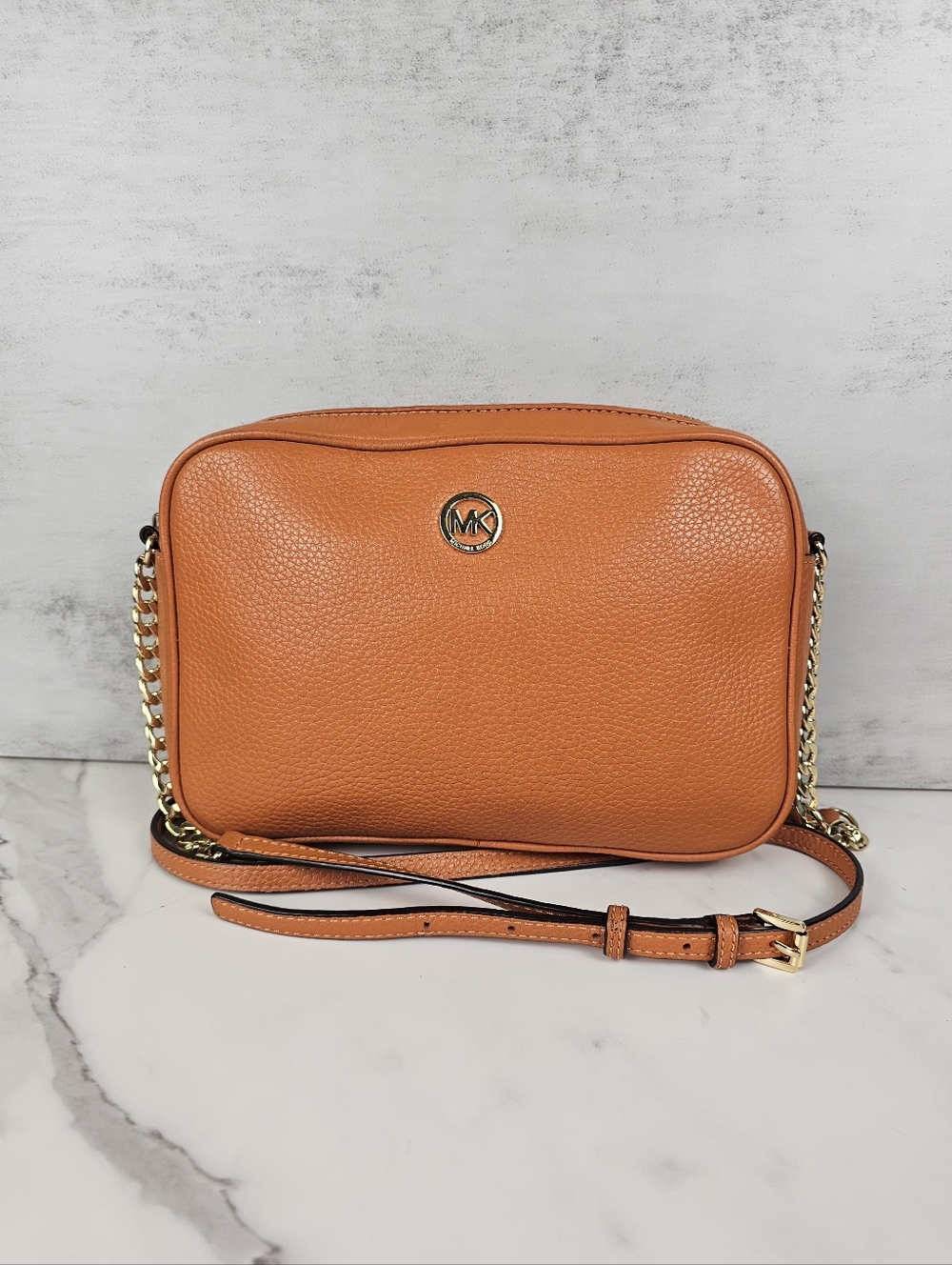 Michael Kors Orange Fulton Crossbody